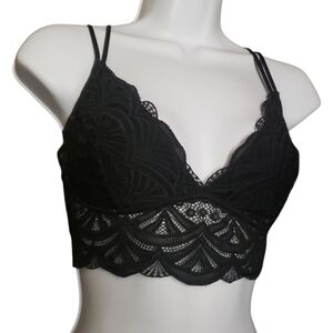Elegant Black Lace Bralette